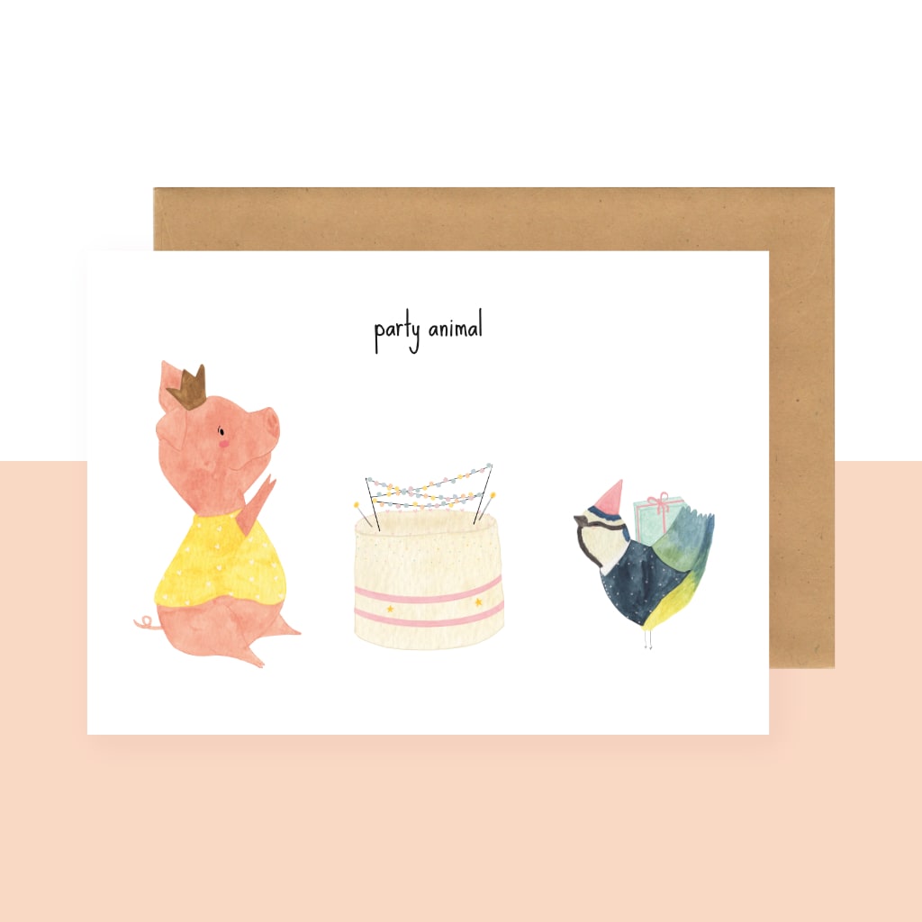 Carte Party Animal Studio Bertha