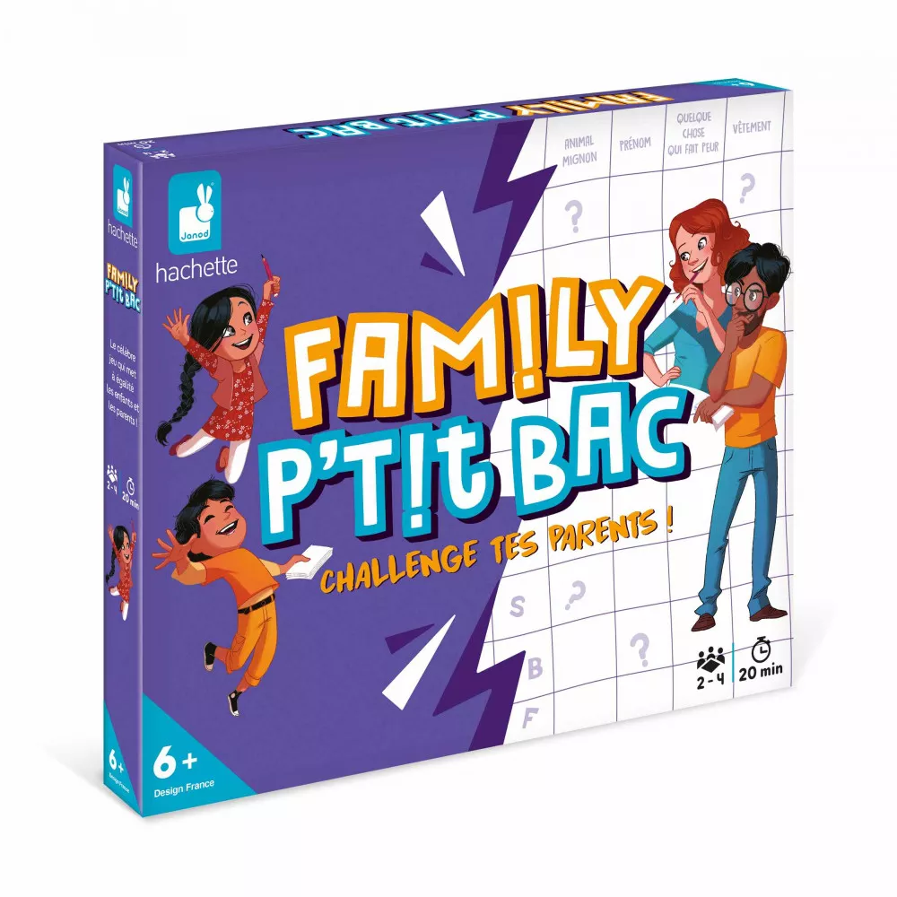 Family P'tit Bac Challenge tes parents
