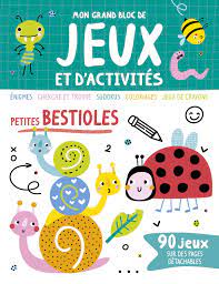 Mon grand bloc de jeux et d'activités - petites bestioles