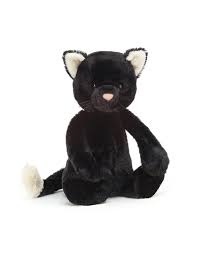 Medium Bashful Black Kitten Jellycat