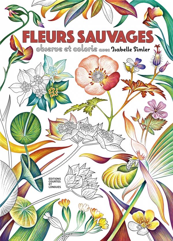 Livre de coloriage Fleurs sauvages