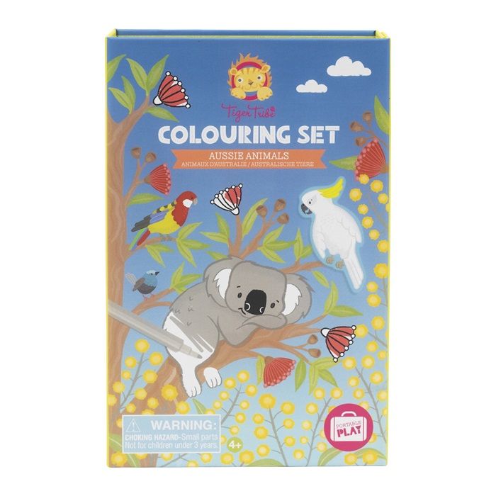 Colouring Set Aussie Animals