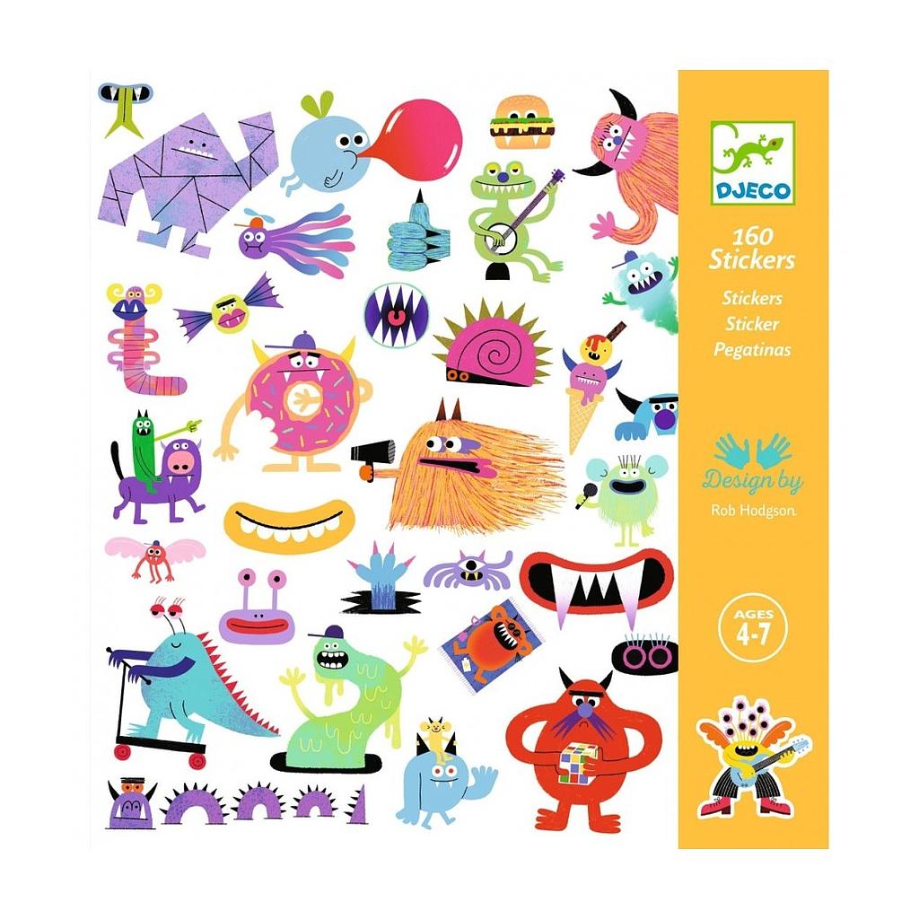 Stickers Monstres Djeco
