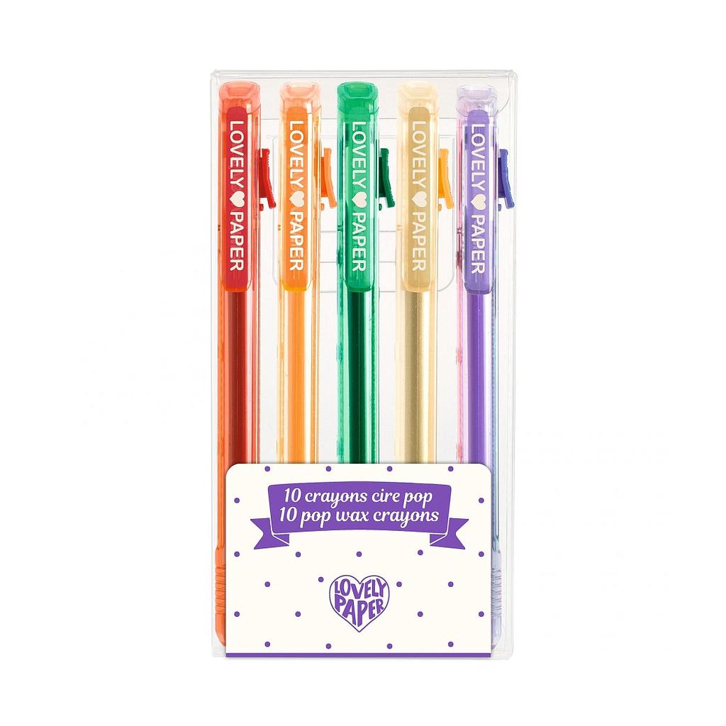 5 crayons Cire Pop Djeco