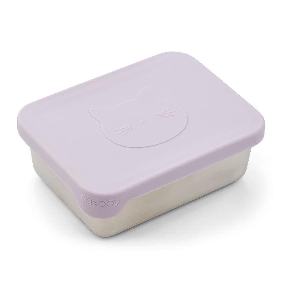 Ako Snack Box Cat Light Lavender Liewood