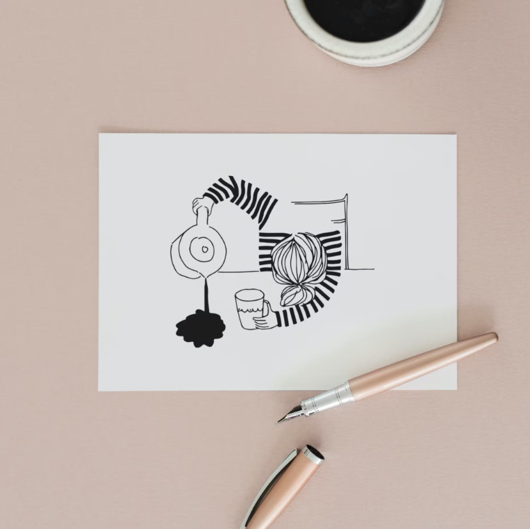 Carte Les matins difficiles My Lovely Thing