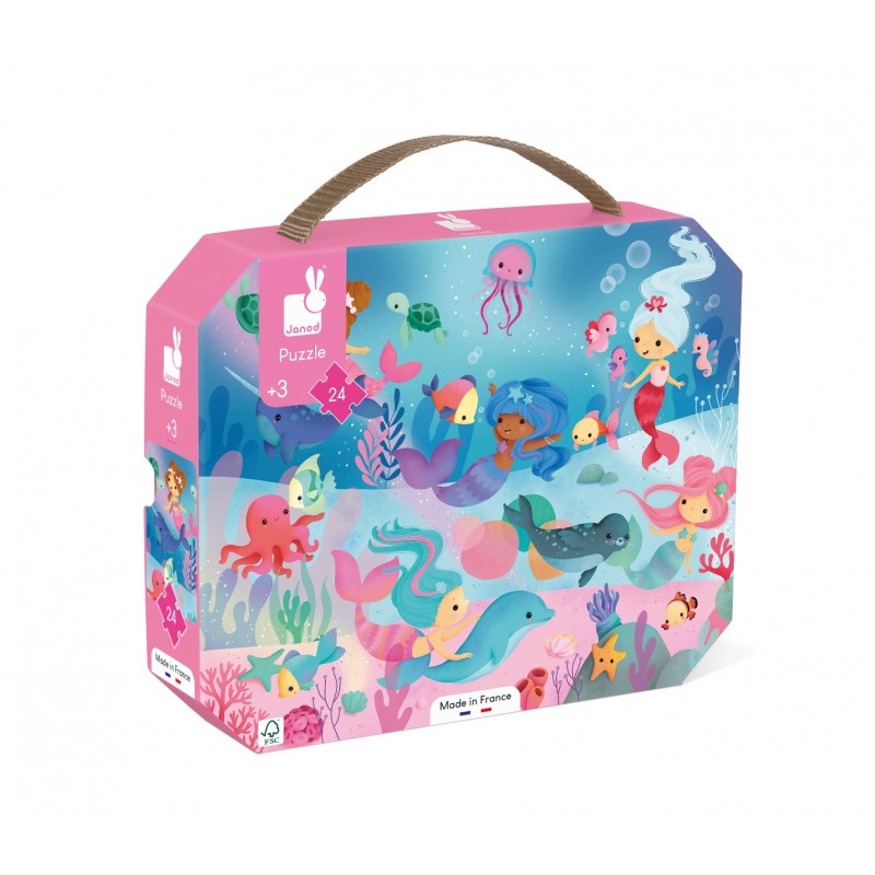Puzzle Sirènes 24 pcs Janod