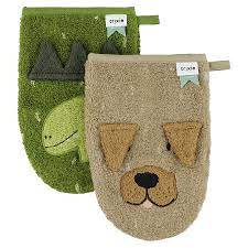 Gant de toilette 2 pack Mr Dino Mr Dog