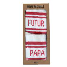 Chaussettes futur papa rouge 41-44