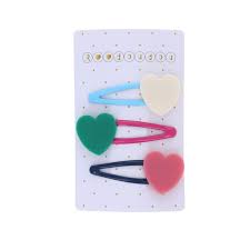 Barrette coeur x3