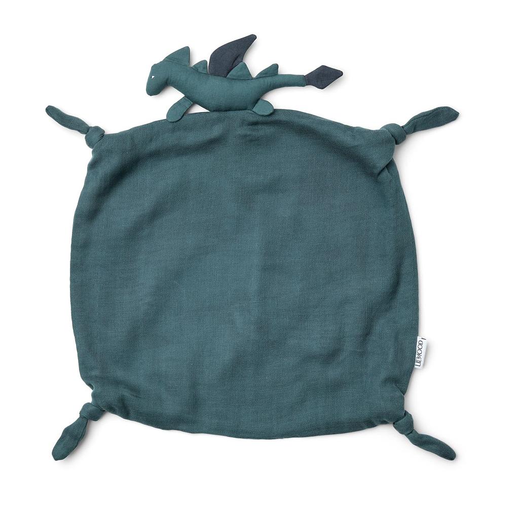 Agnete cuddle cloth Dragon Whale blue mix Liewood