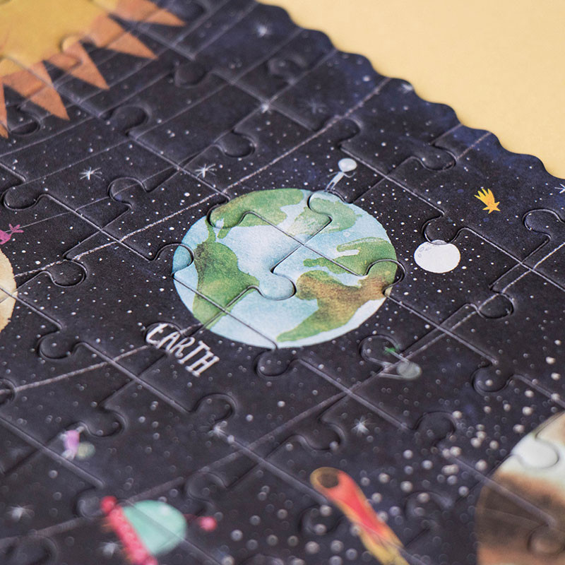 Discover the planets Pocket Puzzle 100 pcs Londji
