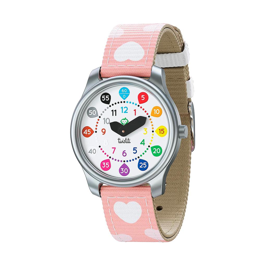 Montre Twistiti Cadran Chiffres Heart