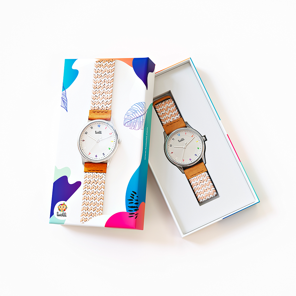 Montre Twistiti Nombres 9+ Rose