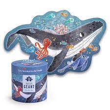 Puzzle géant Baleine 36 pcs Les Aventures de Paulie Moulin Roty