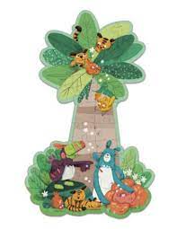 Puzzle Géant Palmier 36 pcs Dans la Jungle Moulin Roty