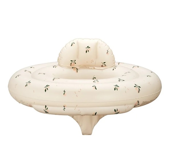 Dawn Baby Printed Swim Ring Peach Seashell