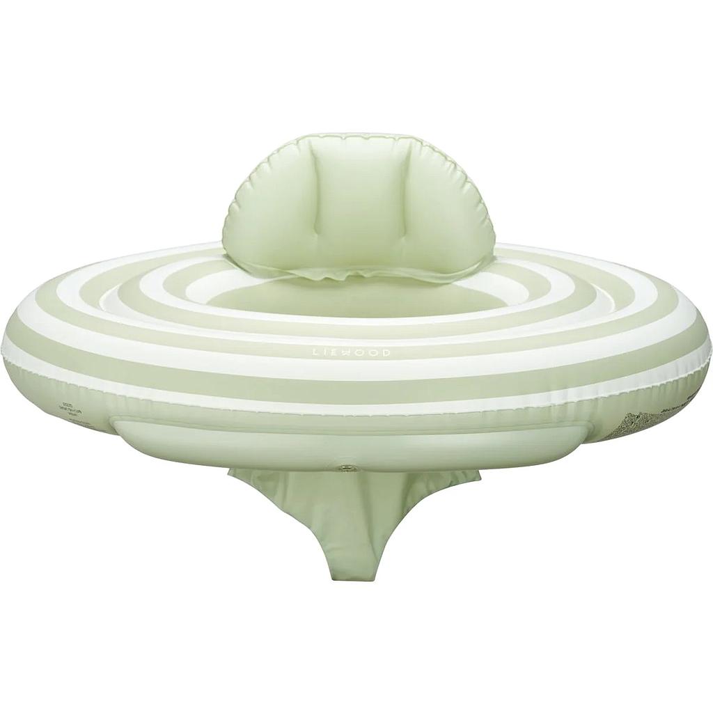 Dawn Baby Printed Swim Ring Stripe Dusty Mint