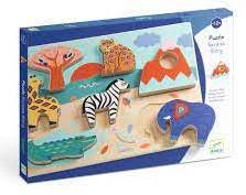 Puzzle Bois Savana Story Djeco