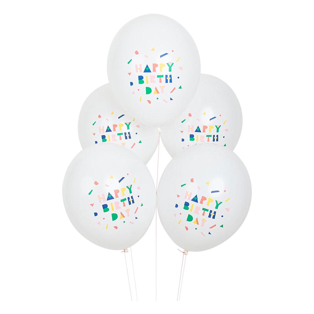 5 ballons Happy Birthday My Little Day