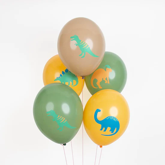 5 ballons Dinosaures My Little Day
