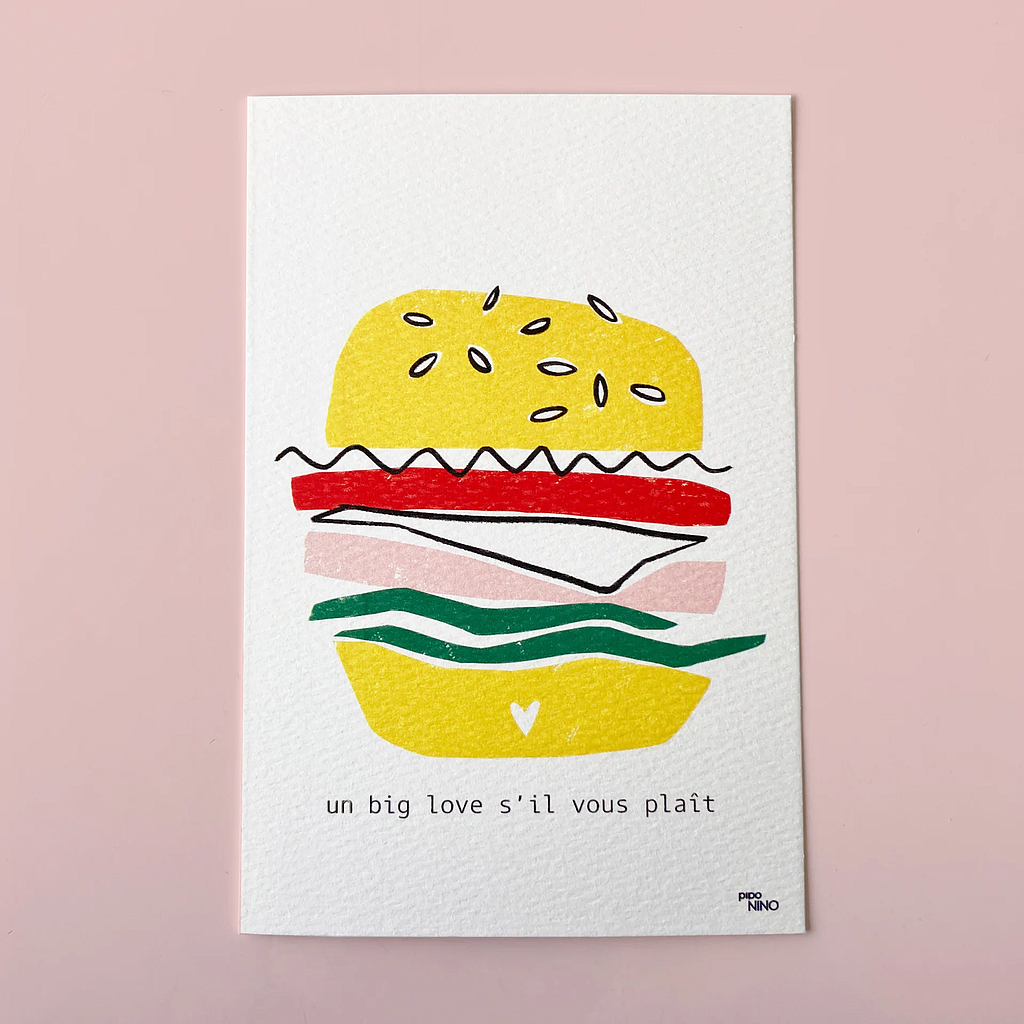 Carte postale Un big Love