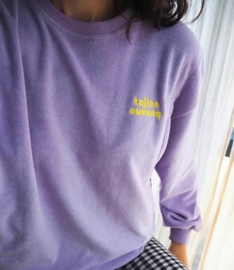 Sweat Sunny Mauve Tajinebanane Taille XS