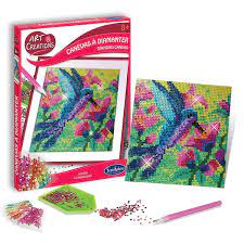 Canevas à diamanter Colibri