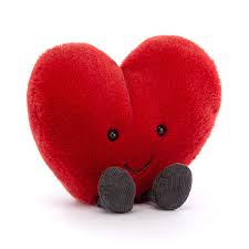 Amuseable Red Heart Small Jellycat