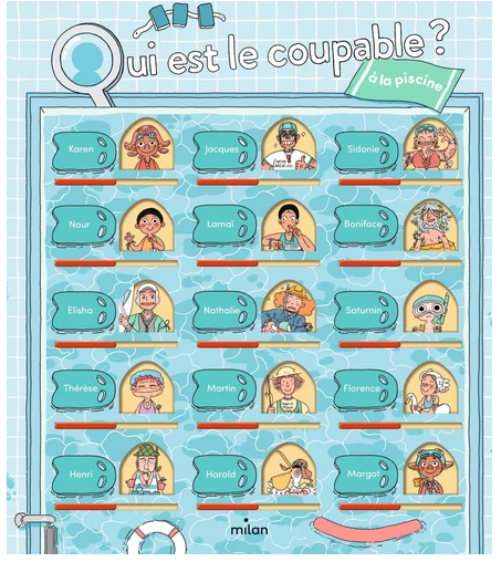 Qui est le coupable ? A la piscine