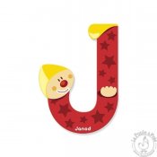Lettre en bois J